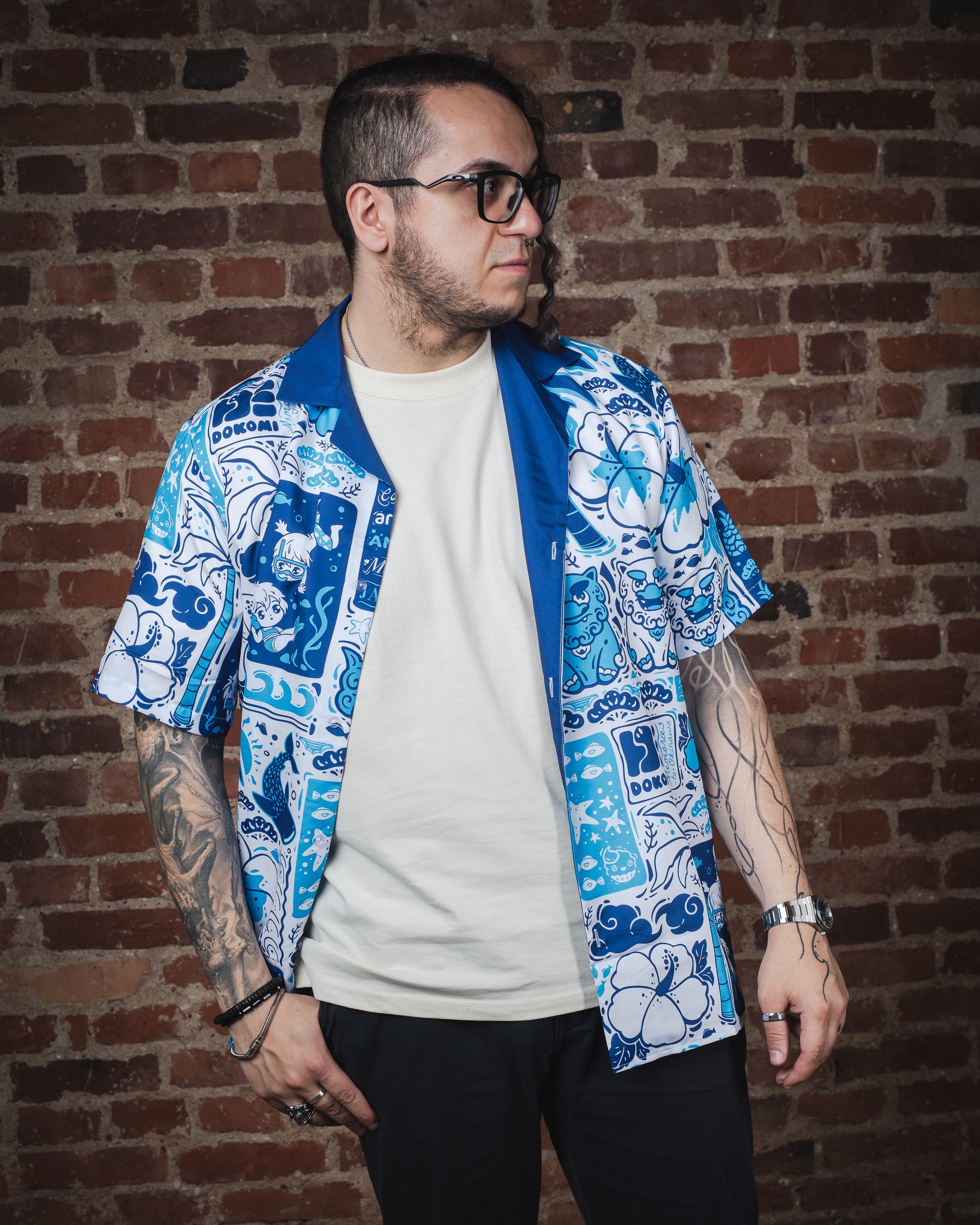 Shirt OKINAWA - Blue