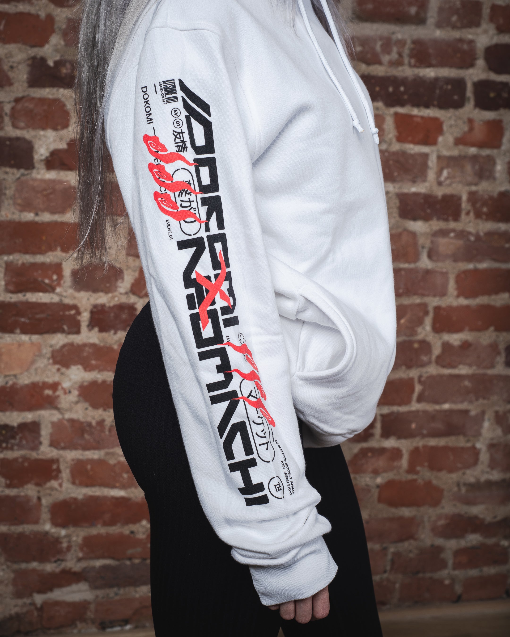 HOODIE DoKomi x Neomachi - White