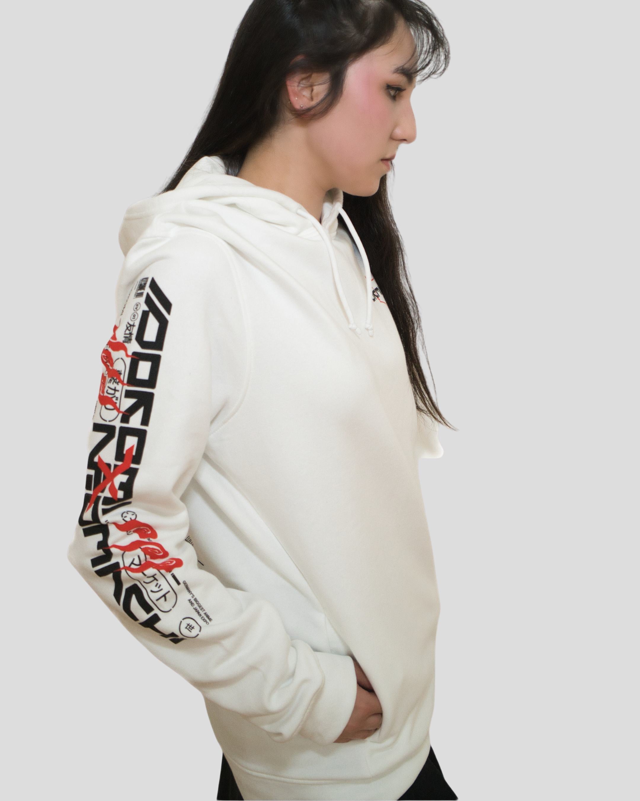 HOODIE DoKomi x Neomachi  - White