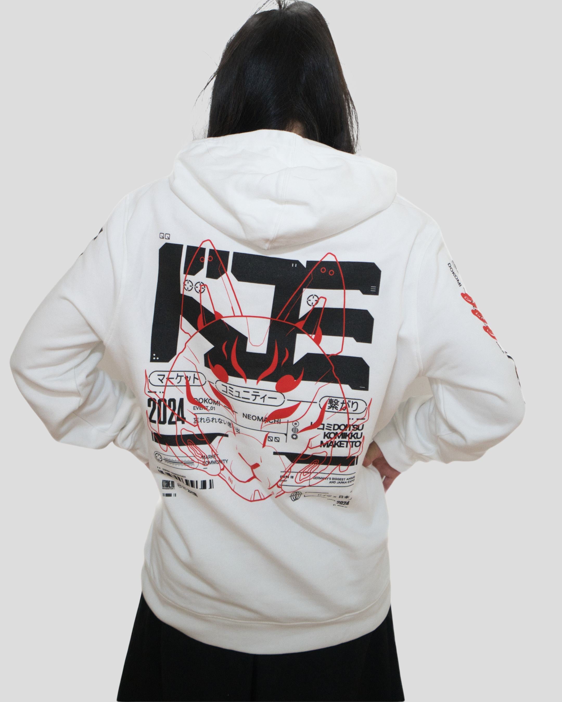HOODIE DoKomi x Neomachi  - White