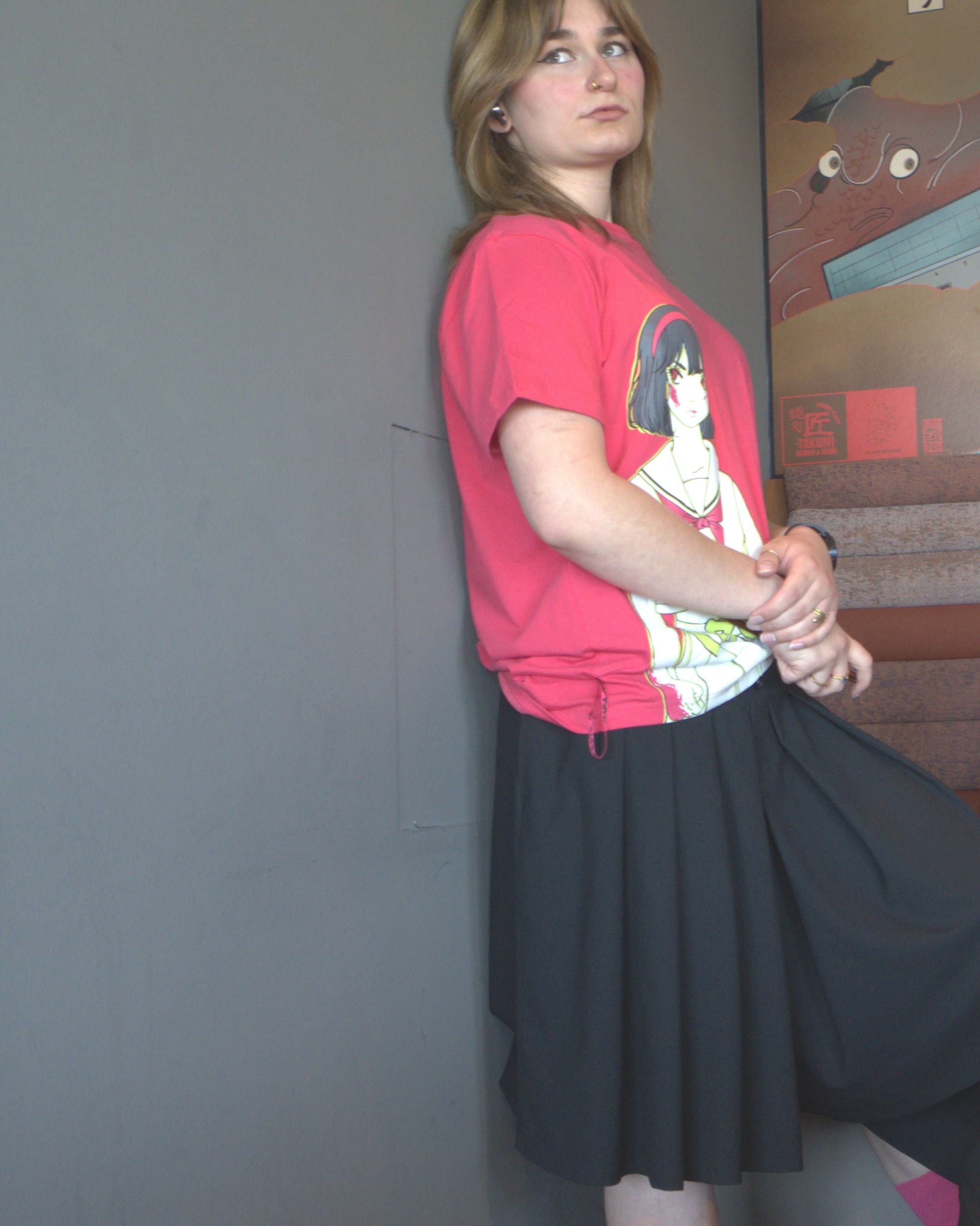 PLISSEE SKORT - Black
