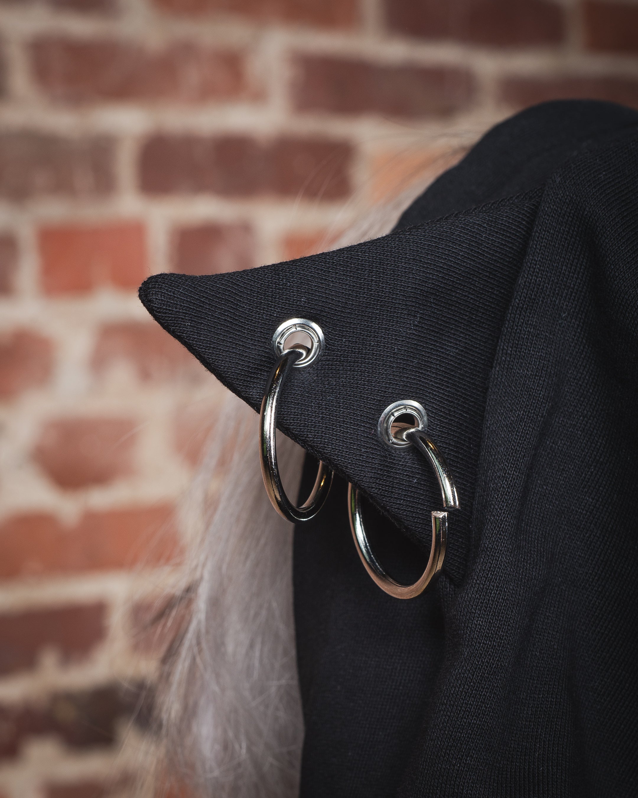 BI COLOR TECH HOODIE - Black/White
