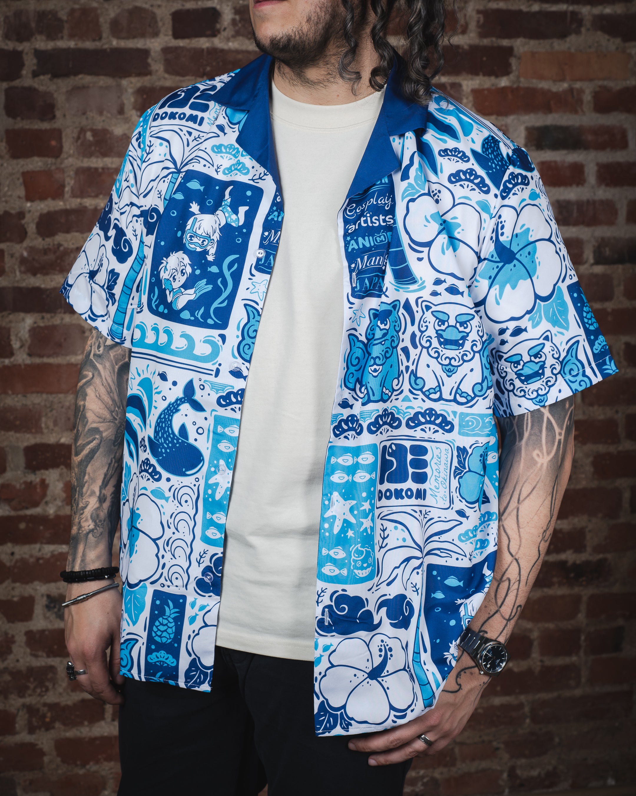 Shirt OKINAWA - Blue