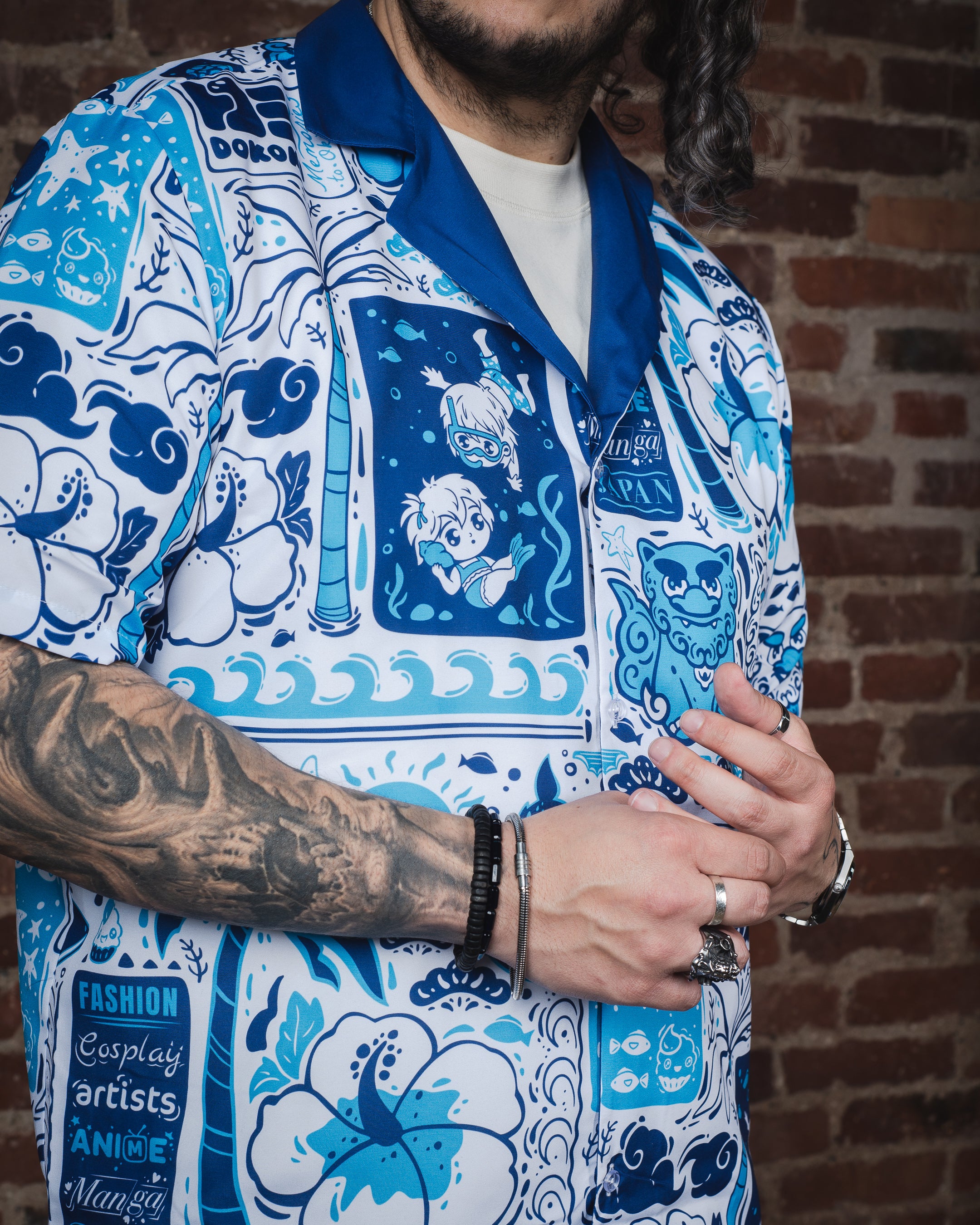 Shirt OKINAWA - Blue